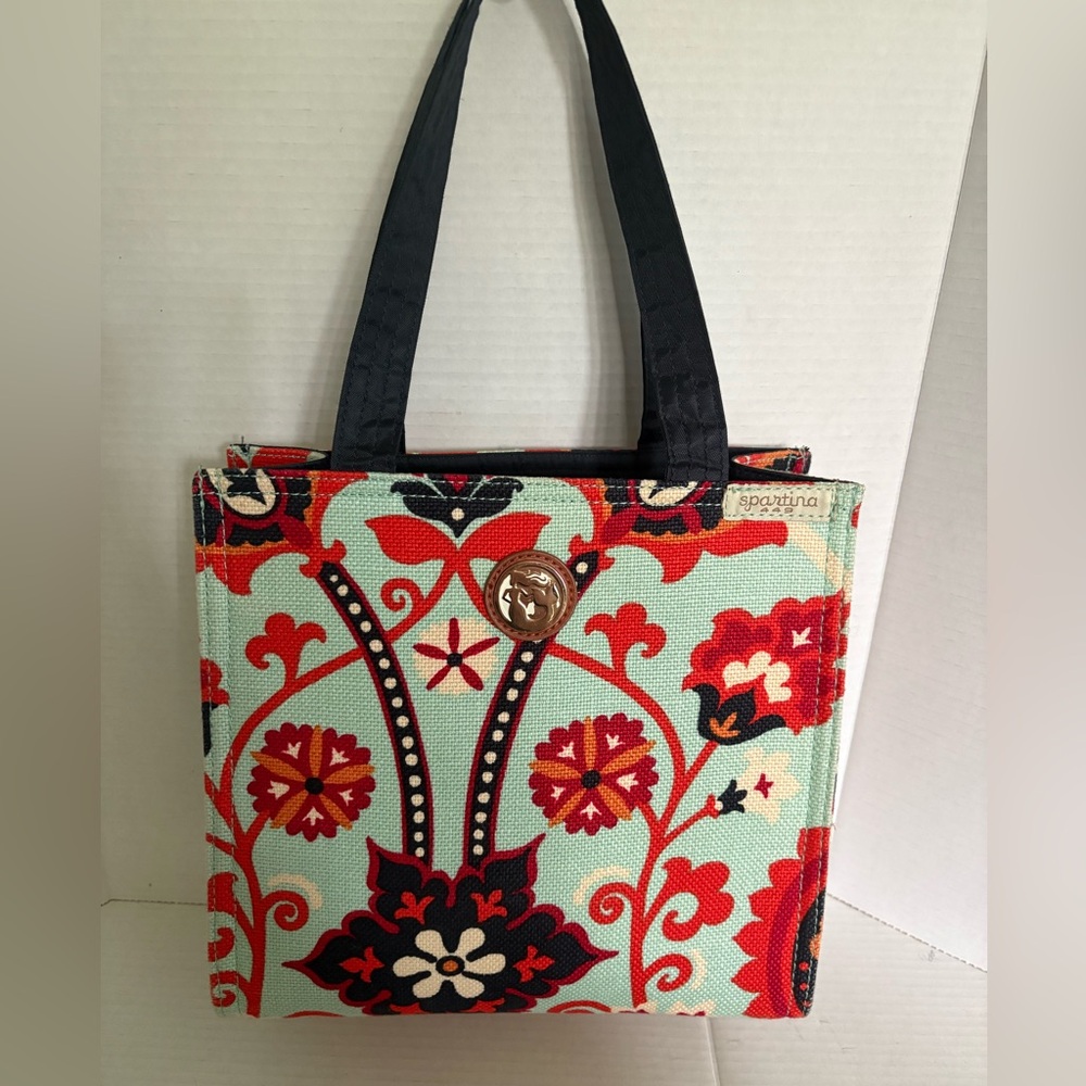 Spartina 449 waving girl mini market tote
